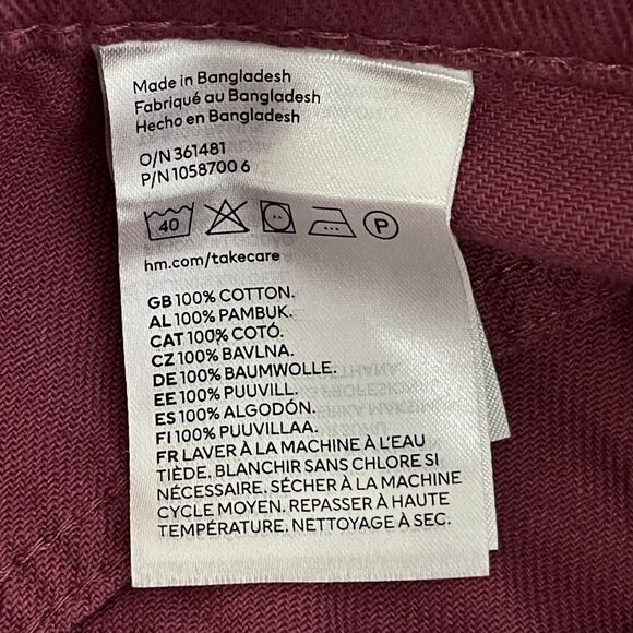 H&M Divided 90s Baggy Cargo High Waist Jeans Women's Size 2 - Picture 6 of 8